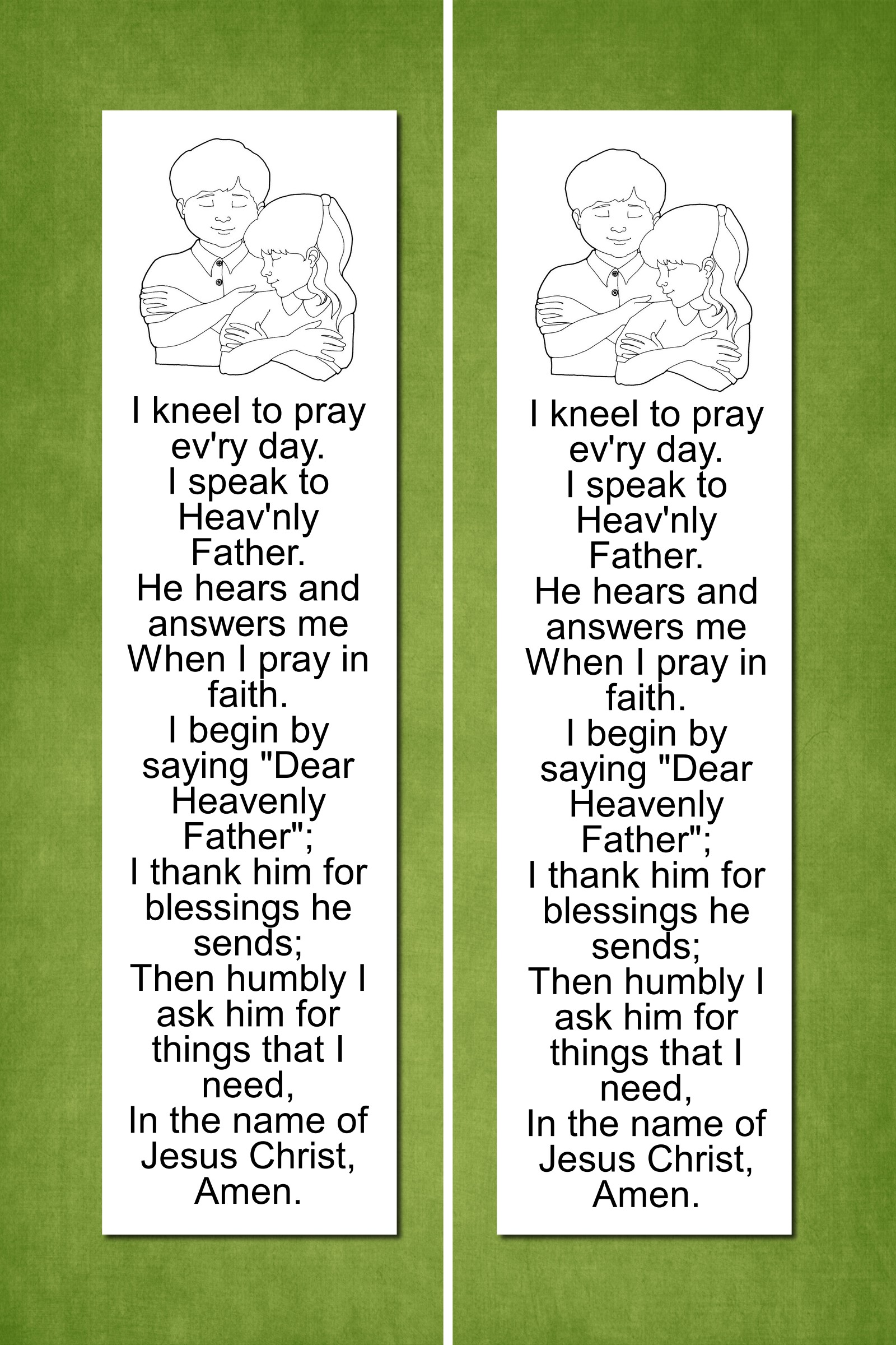 Prayer Reminders Bookmark – The Idea Door